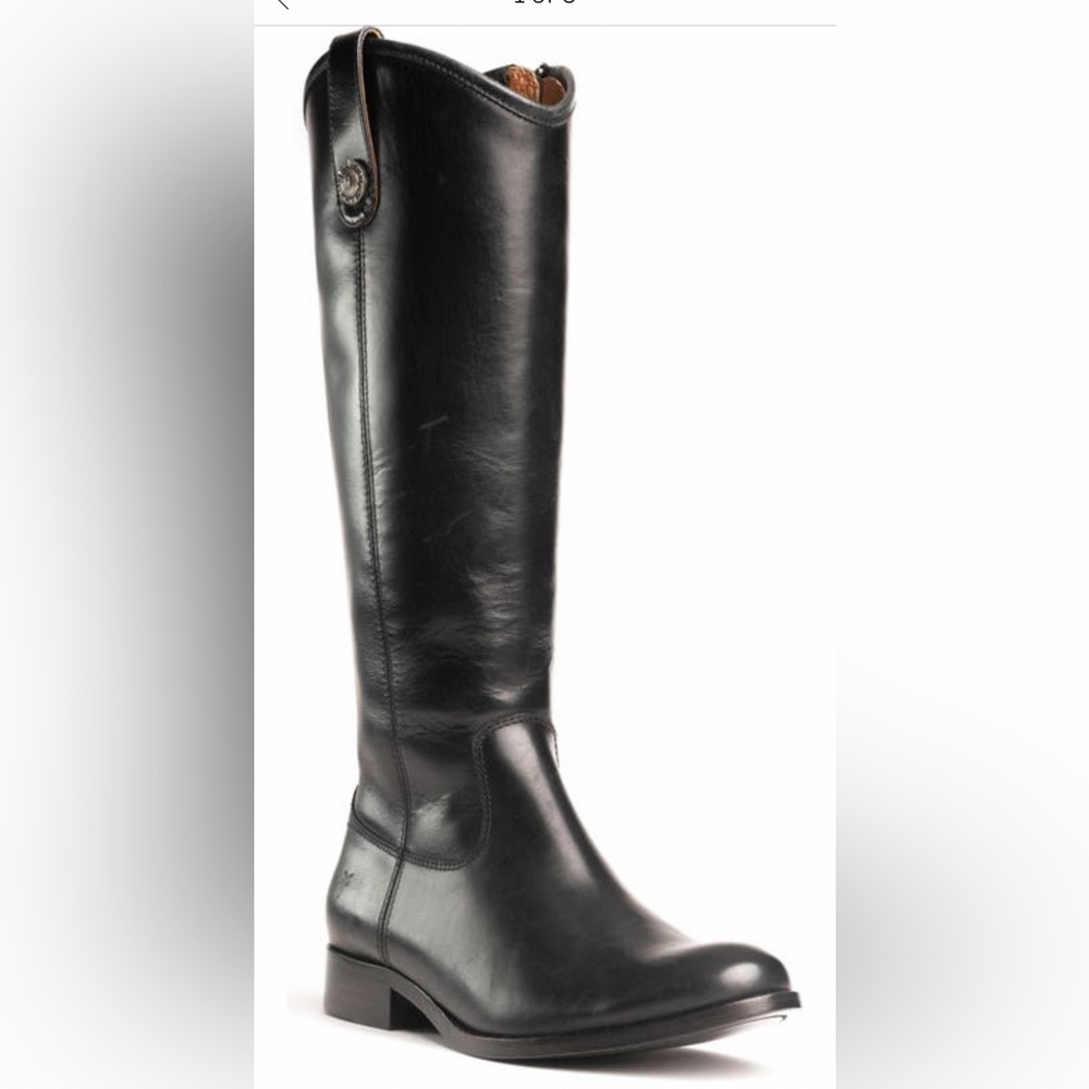 Frye Melissa Button Zip Riding Boot
